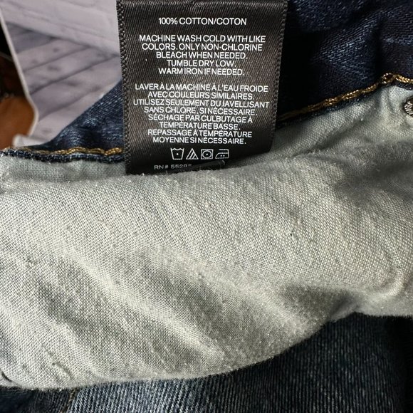 Express Jeans Men's Rocco Slim Fit Straight Leg Denim Jeans‎ W32 x L32 - Picture 7 of 7